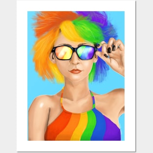 Rainbow Pride Shades - Suffolk Pride 2019 Posters and Art